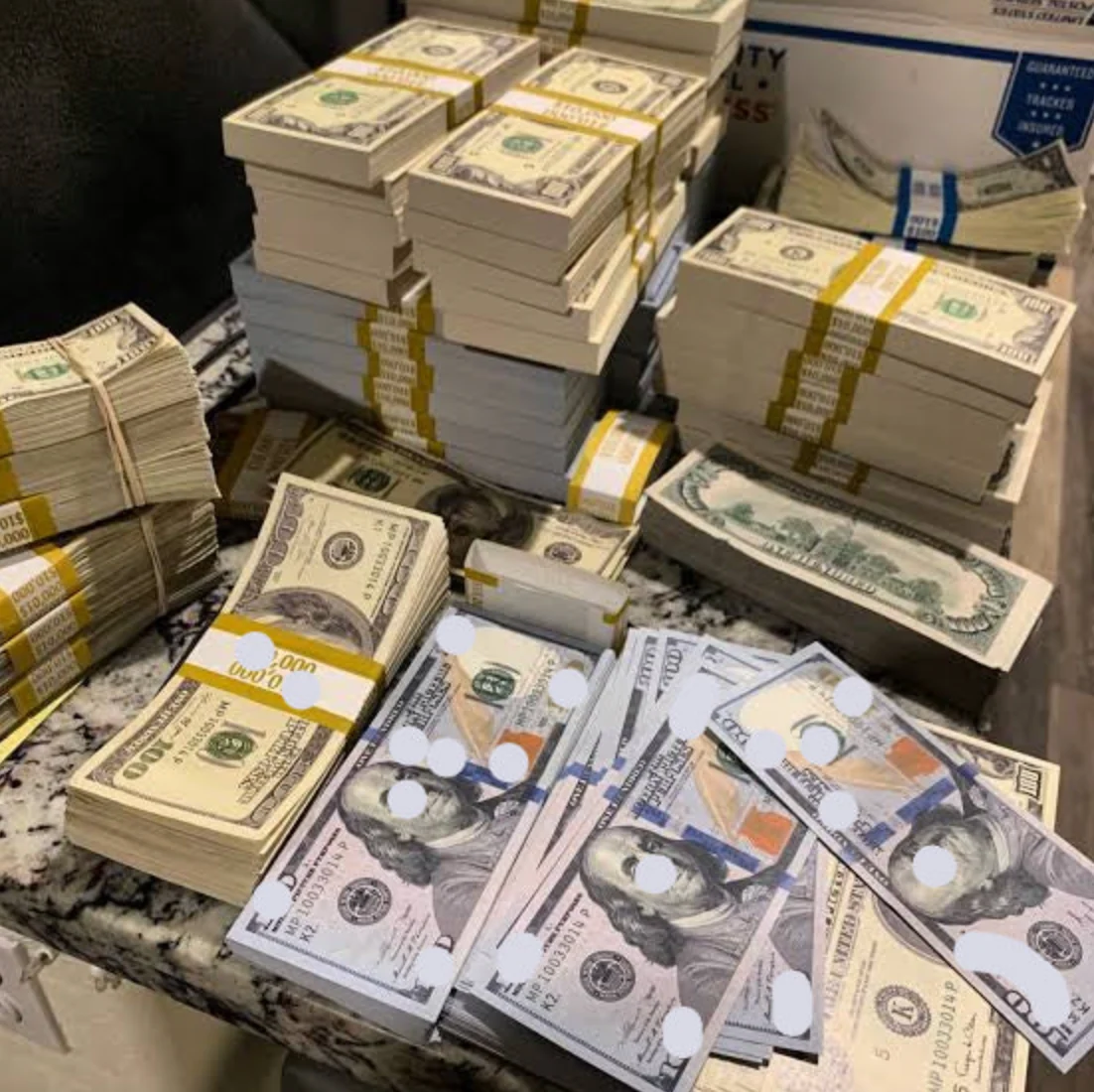 Prop money from a customer order 1