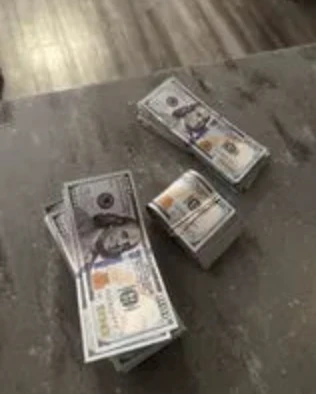 Prop money from a customer order 9